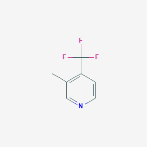 molecular formula C7H6F3N B3090929 3-甲基-4-(三氟甲基)吡啶 CAS No. 1214373-46-2