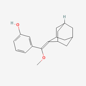 3-(Adamantan-2-yliden-methoxymethyl)-phenol