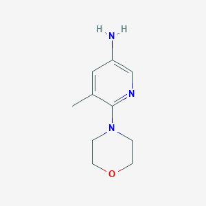 5-Methyl-6-morpholinopyridin-3-amine