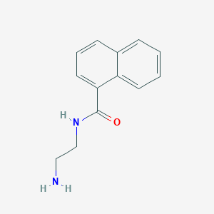 molecular formula C13H14N2O B3090987 1-Naphthalenecarboxamide, N-(2-aminoethyl)- CAS No. 121494-75-5