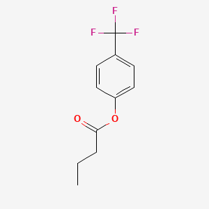 molecular formula C11H11F3O2 B3091021 4-(Trifluoromethyl)phenyl butyrate CAS No. 1215536-86-9