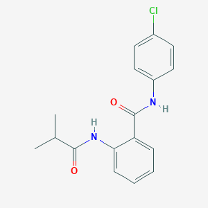 N-(4-chlorophenyl)-2-(isobutyrylamino)benzamide