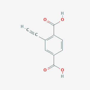 molecular formula C10H6O4 B3091052 2-Ethynylterephthalic acid CAS No. 1215861-81-6