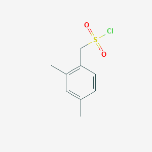 molecular formula C9H11ClO2S B3091082 (2,4-Dimethylphenyl)methanesulfonyl chloride CAS No. 1216081-74-1