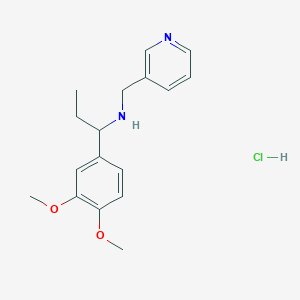 [1-(3,4-Dimethoxyphenyl)propyl](3-pyridinylmethyl)amine hydrochloride