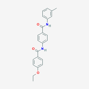 molecular formula C23H22N2O3 B309115 4-ethoxy-N-[4-(3-toluidinocarbonyl)phenyl]benzamide 