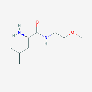 molecular formula C9H20N2O2 B3091245 N1-(2-甲氧基乙基)-L-亮氨酰胺 CAS No. 1217618-94-4
