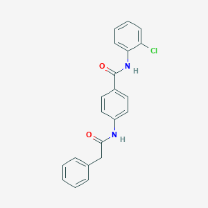 N-(2-chlorophenyl)-4-[(phenylacetyl)amino]benzamide