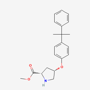 Methyl (2S,4S)-4-[4-(1-methyl-1-phenylethyl)-phenoxy]-2-pyrrolidinecarboxylate