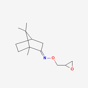 molecular formula C13H21NO2 B3091638 1,7,7-Trimethyl-bicyclo[2.2.1]heptan-2-one O-oxiranylmethyl-oxime CAS No. 1217874-80-0