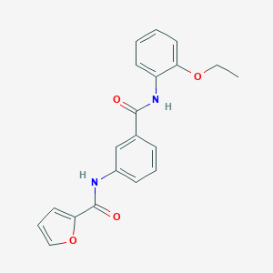 molecular formula C20H18N2O4 B309173 N-(3-{[(2-ethoxyphenyl)amino]carbonyl}phenyl)-2-furamide 
