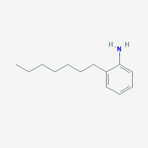 molecular formula C13H21N B3091730 2-庚基苯胺 CAS No. 121866-22-6