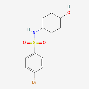 molecular formula C12H16BrNO3S B3091754 4-Bromo-N-(trans-4-hydroxycyclohexyl)benzenesulfonamide CAS No. 1218793-53-3