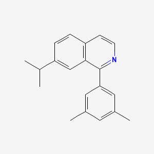 molecular formula C20H21N B3091755 1-(3,5-Dimethylphenyl)-7-isopropylisoquinoline CAS No. 1218795-77-7