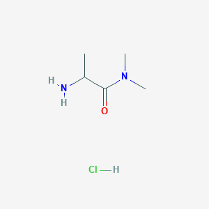 molecular formula C5H13ClN2O B3091796 2-amino-N,N-dimethylpropanamide hydrochloride CAS No. 1219200-57-3