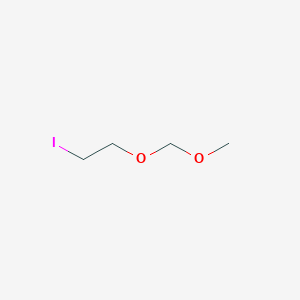 molecular formula C4H9IO2 B3091798 1-Iodo-2-methoxymethoxyethane CAS No. 121934-15-4