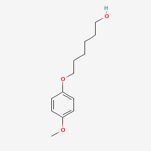 molecular formula C13H20O3 B3091915 4-(6-Hydroxyhexyloxy)anisole CAS No. 122004-89-1