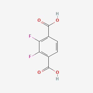 molecular formula C8H4F2O4 B3091925 2,3-Difluoroterephthalic acid CAS No. 1220509-29-4