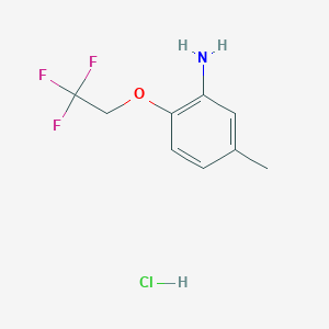 5-Methyl-2-(2,2,2-trifluoroethoxy)aniline hydrochloride
