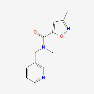 molecular formula C12H13N3O2 B3092139 N,3-Dimethyl-N-[(Pyridin-3-Yl)methyl]-1,2-Oxazole-5-Carboxamide CAS No. 1223607-91-7