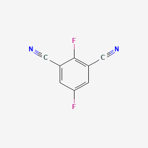 molecular formula C8H2F2N2 B3092180 2,5-Difluorobenzene-1,3-dicarbonitrile CAS No. 122546-74-1