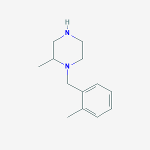 2-Methyl-1-[(2-methylphenyl)methyl]piperazine