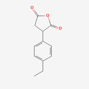 molecular formula C12H12O3 B3092204 3-(4-Ethylphenyl)oxolane-2,5-dione CAS No. 1225884-32-1