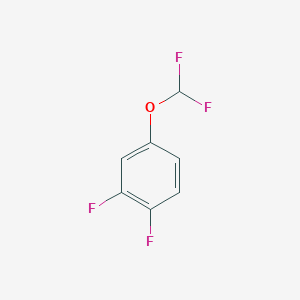 molecular formula C7H4F4O B3092221 4-(Difluoromethoxy)-1,2-difluorobenzene CAS No. 1226153-51-0