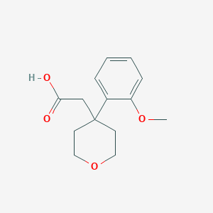2-[4-(2-Methoxyphenyl)-tetrahydro-2H-pyran-4-yl]acetic acid