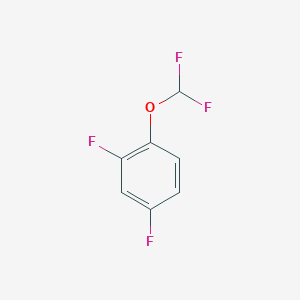molecular formula C7H4F4O B3092235 1-(Difluoromethoxy)-2,4-difluorobenzene CAS No. 1226194-39-3