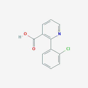molecular formula C12H8ClNO2 B3092239 2-(2-Chlorophenyl)pyridine-3-carboxylic acid CAS No. 1226215-53-7