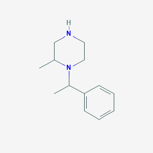 molecular formula C13H20N2 B3092244 2-Methyl-1-(1-phenylethyl)piperazine CAS No. 1226220-73-0
