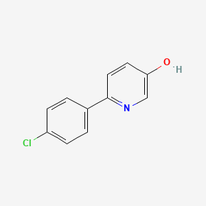 molecular formula C11H8ClNO B3092299 6-(4-Chlorophenyl)pyridin-3-ol CAS No. 1226786-19-1