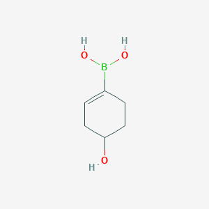 (4-Hydroxycyclohex-1-en-1-yl)boronic acid