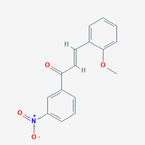 (E)-3-(2-methoxyphenyl)-1-(3-nitrophenyl)prop-2-en-1-one