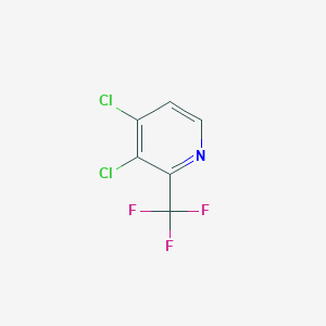 molecular formula C6H2Cl2F3N B3092364 3,4-Dichloro-2-(trifluoromethyl)pyridine CAS No. 1227572-63-5