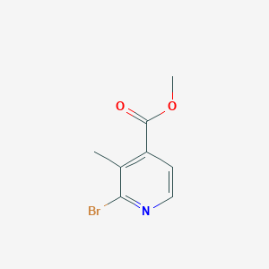molecular formula C8H8BrNO2 B3092383 Methyl 2-bromo-3-methylisonicotinate CAS No. 1227580-45-1
