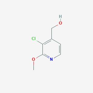 molecular formula C7H8ClNO2 B3092393 3-Chloro-4-hydroxymethyl-2-methoxypyridine CAS No. 1227586-24-4