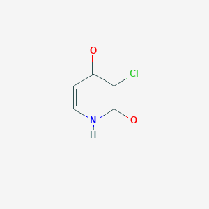 molecular formula C6H6ClNO2 B3092409 3-Chloro-2-methoxypyridin-4-OL CAS No. 1227600-52-3