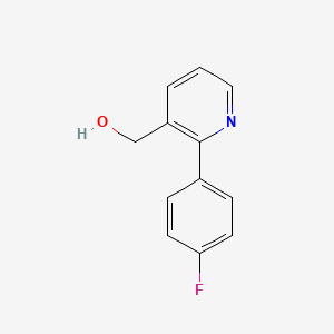 molecular formula C12H10FNO B3092411 (2-(4-Fluorophenyl)pyridin-3-yl)methanol CAS No. 1227600-81-8
