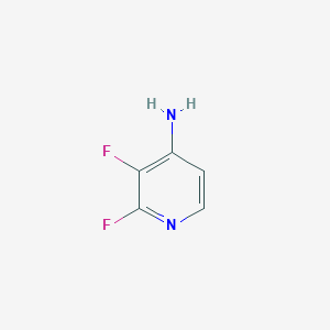 molecular formula C5H4F2N2 B3092413 2,3-Difluoropyridin-4-amine CAS No. 1227602-34-7