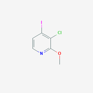 molecular formula C6H5ClINO B3092422 3-Chloro-4-iodo-2-methoxypyridine CAS No. 1227603-07-7
