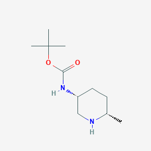 tert-butyl ((3R,6S)-6-methylpiperidin-3-yl)carbamate
