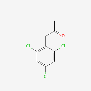 molecular formula C9H7Cl3O B3092474 1-(2,4,6-Trichlorophenyl)propan-2-one CAS No. 1228284-86-3