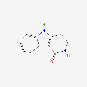 molecular formula C11H10N2O B3092490 2,3,4,5-Tetrahydro-1H-pyrido[4,3-b]indol-1-one CAS No. 122852-78-2