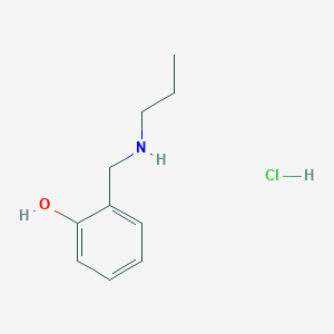 molecular formula C10H16ClNO B3092555 2-[(Propylamino)methyl]phenol hydrochloride CAS No. 1228879-00-2