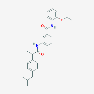 N-(2-ethoxyphenyl)-3-{[2-(4-isobutylphenyl)propanoyl]amino}benzamide