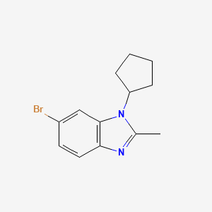 6-Bromo-1-cyclopentyl-2-methyl-1H-benzoimidazole