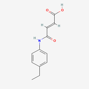 molecular formula C12H13NO3 B3092596 (2E)-3-[(4-乙基苯基)氨基甲酰基]丙-2-烯酸 CAS No. 1231937-73-7
