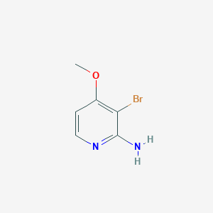 molecular formula C6H7BrN2O B3092607 2-氨基-3-溴-4-甲氧基吡啶 CAS No. 1232430-92-0